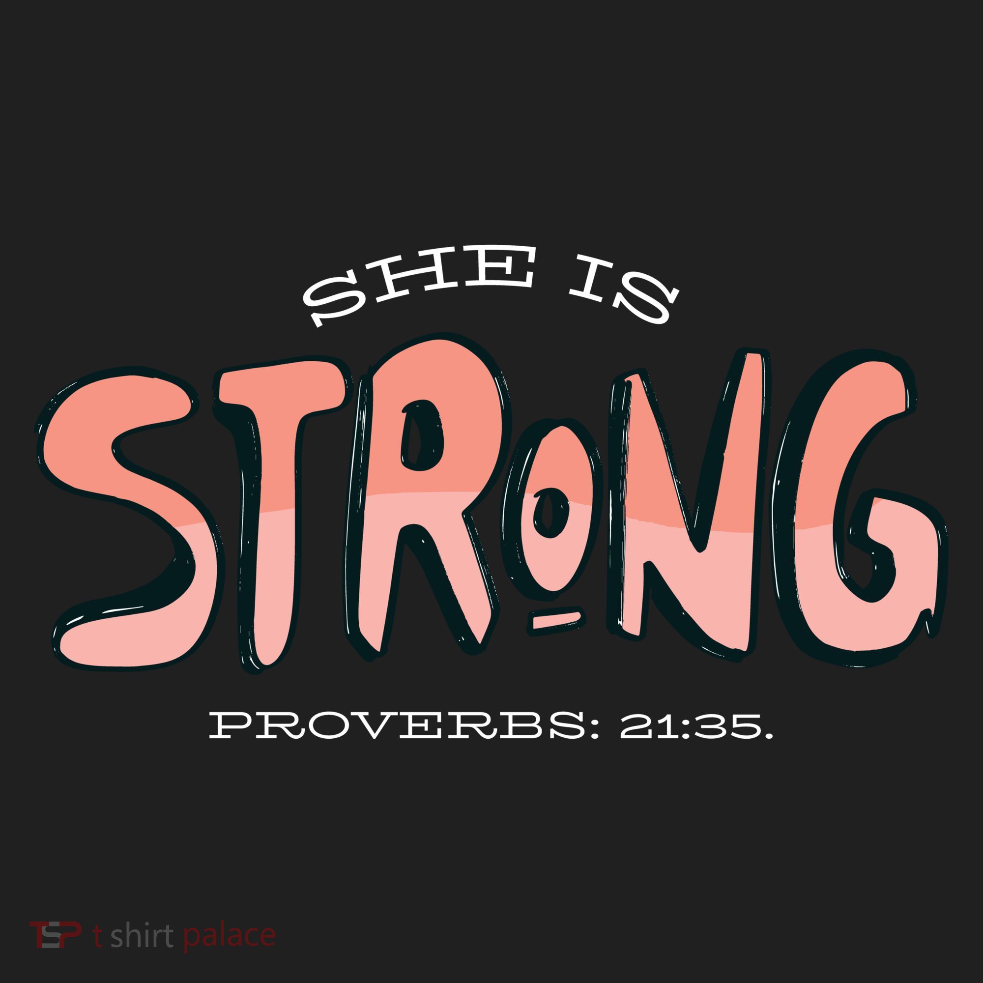 She Is Strong Bible Verse Women's Sweatshirt
