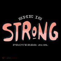 She Is Strong Bible Verse Coaster thumb 2