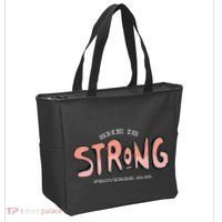 She Is Strong Bible Verse Tote Bag thumb 2