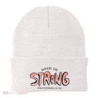 She Is Strong Bible Verse Beanie thumb 0