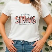 She Is Strong Bible Verse Women's T-Shirt thumb 2