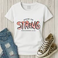 She Is Strong Bible Verse Women's T-Shirt thumb 3