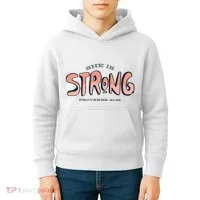 She Is Strong Bible Verse Kids Hoodie thumb 4