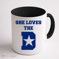 She Loves the D Dallas, Texas Pride Coffee Mug thumb 1