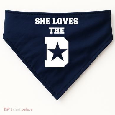 She Loves the D Dallas, Texas Pride USA-Made Doggie Bandana