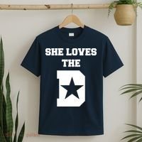 She Loves the D Dallas, Texas Pride T-Shirt thumb 2