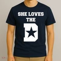 She Loves the D Dallas, Texas Pride T-Shirt thumb 3