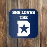She Loves the D Dallas, Texas Pride Coaster thumb 0