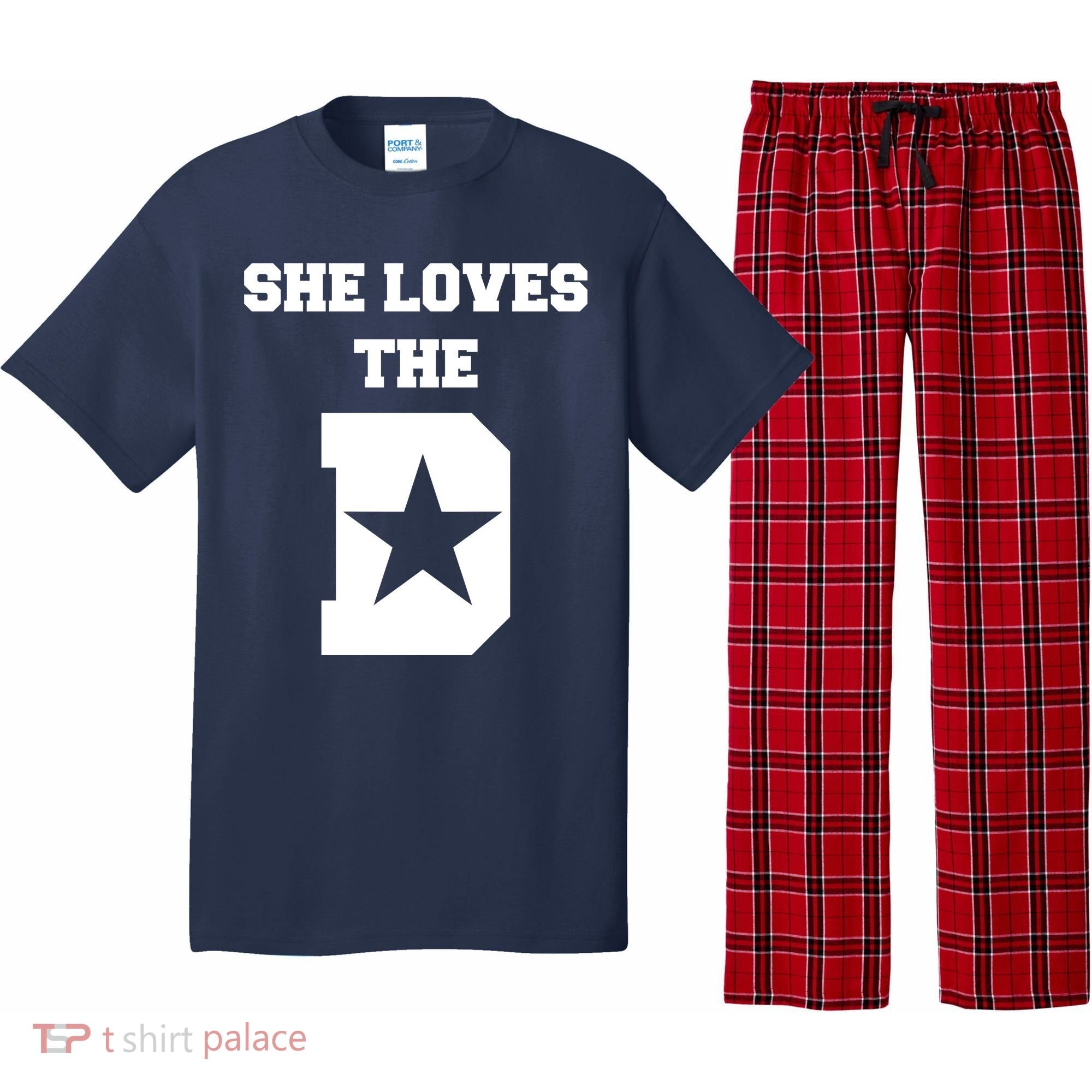 She Loves the D Dallas, Texas Pride Pajama Set