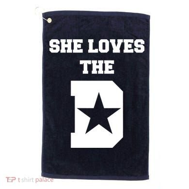 She Loves the D Dallas, Texas Pride Golf Towel
