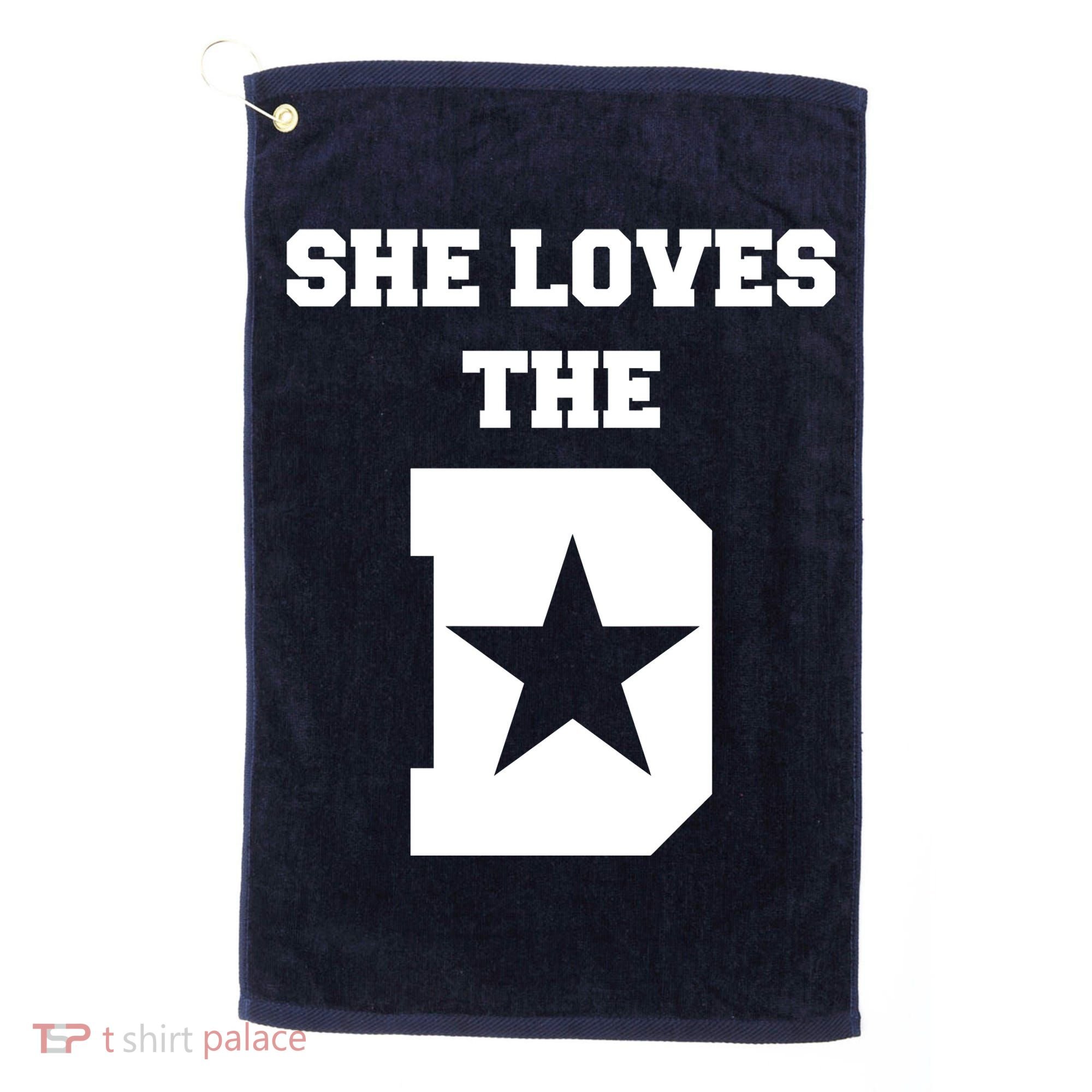She Loves the D Dallas, Texas Pride Golf Towel