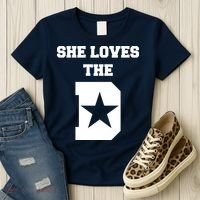 She Loves the D Dallas, Texas Pride Women's T-Shirt thumb 3