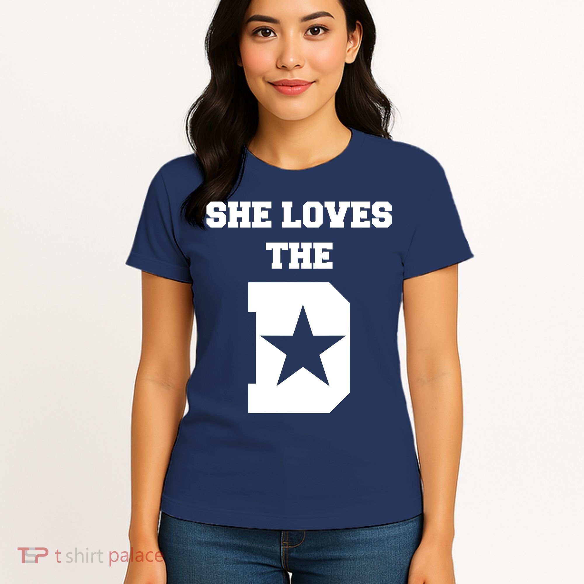 She Loves the D Dallas, Texas Pride Women's T-Shirt