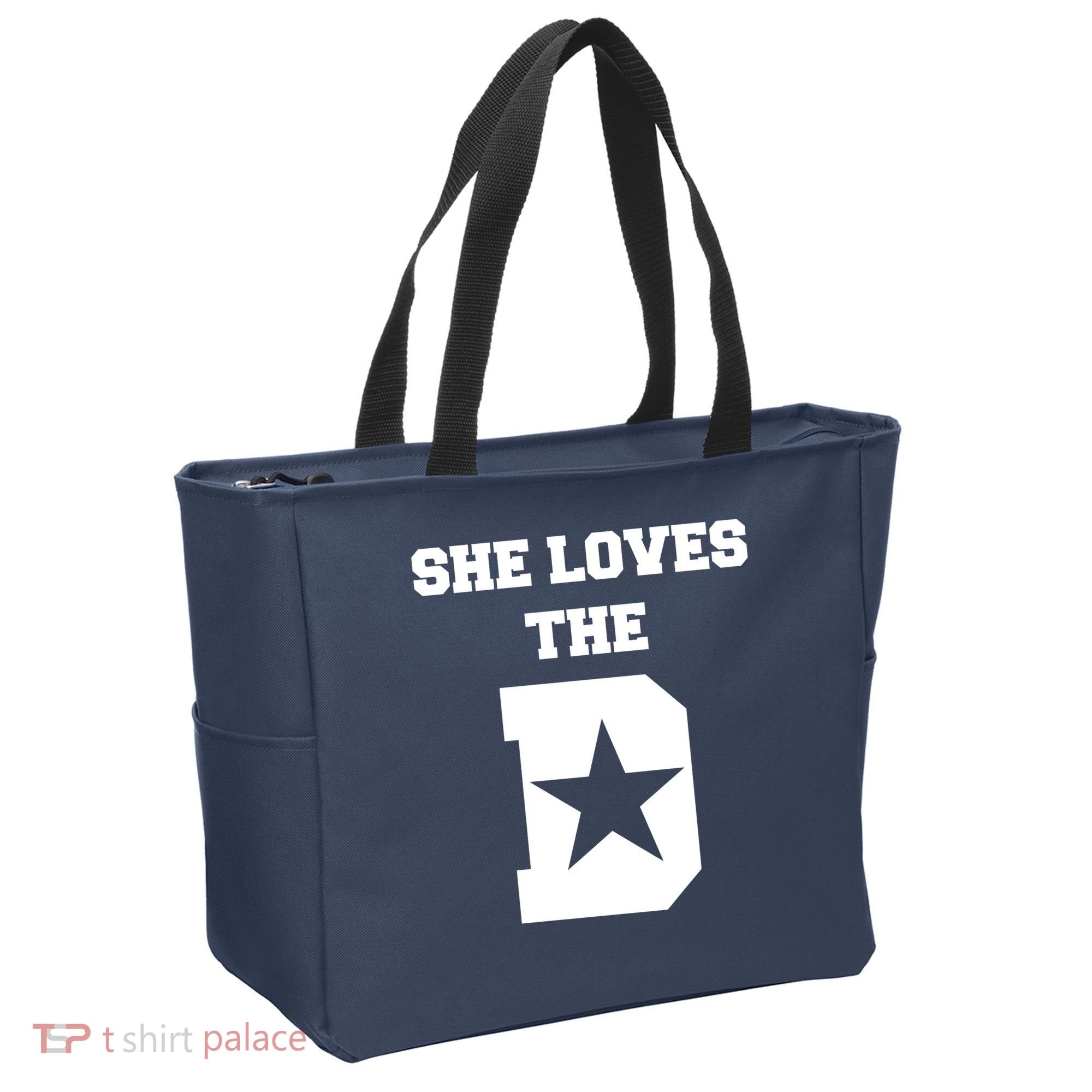 She Loves the D Dallas, Texas Pride Tote Bag