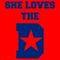 She Loves the D Dallas, Texas Pride Santa Hat thumb 1