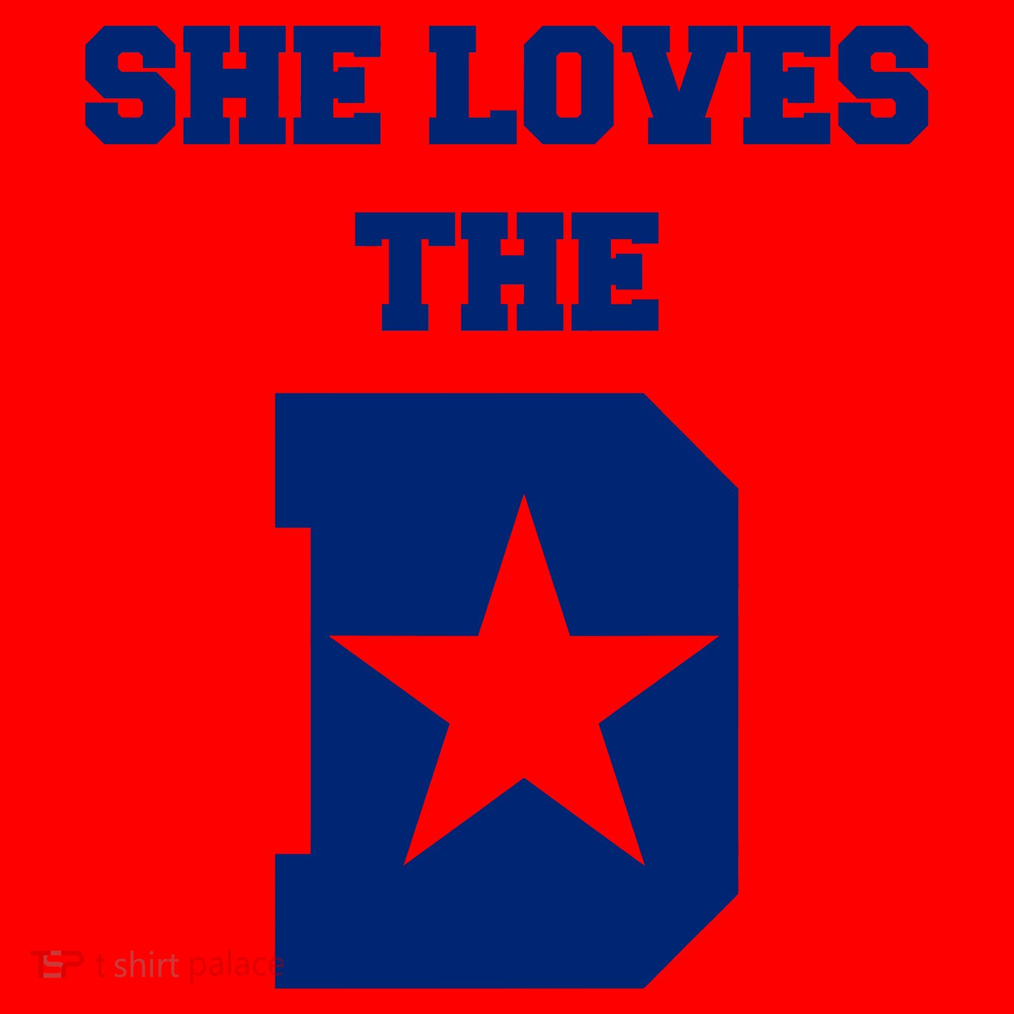 She Loves the D Dallas, Texas Pride Santa Hat