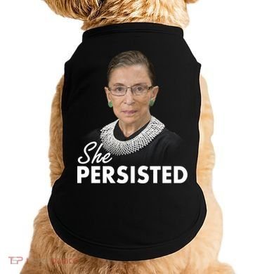 She Persisted RBG Ruth Bader Ginsburg Doggie Tank