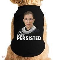 She Persisted RBG Ruth Bader Ginsburg Doggie Tank thumb 0