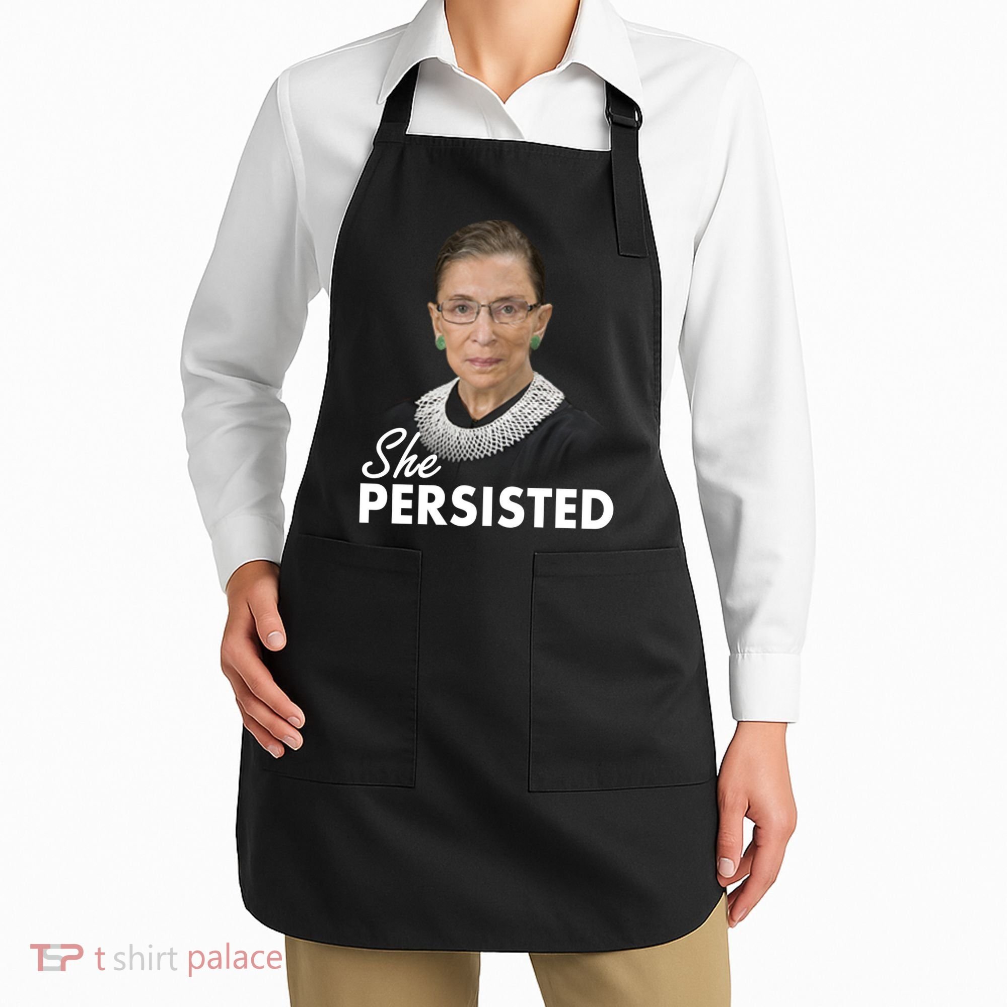 She Persisted RBG Ruth Bader Ginsburg Apron