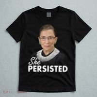 She Persisted RBG Ruth Bader Ginsburg T-Shirt thumb 5