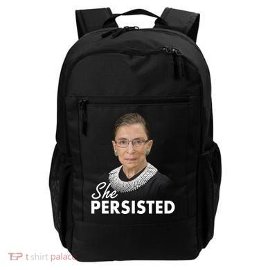 She Persisted RBG Ruth Bader Ginsburg Backpack