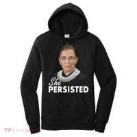 She Persisted RBG Ruth Bader Ginsburg Women's Hoodie thumb 0