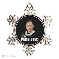 She Persisted RBG Ruth Bader Ginsburg Ornament thumb 0