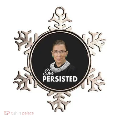 She Persisted RBG Ruth Bader Ginsburg Ornament