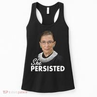She Persisted RBG Ruth Bader Ginsburg Women's Tank Top thumb 0