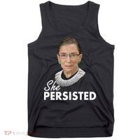 She Persisted RBG Ruth Bader Ginsburg Tank Top thumb 0