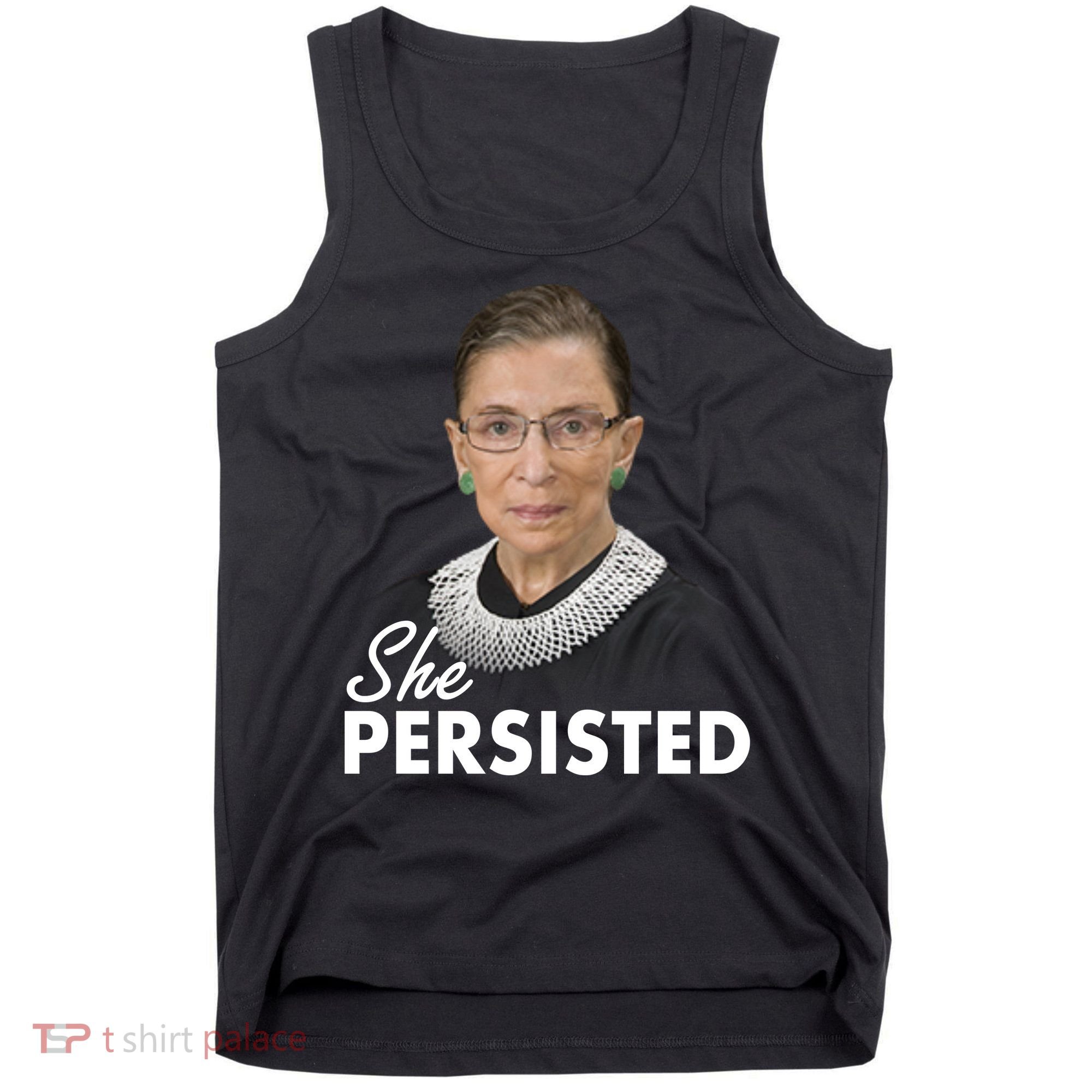She Persisted RBG Ruth Bader Ginsburg Tank Top