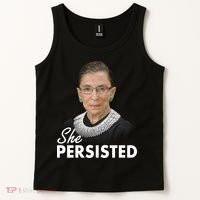 She Persisted RBG Ruth Bader Ginsburg Tank Top thumb 2