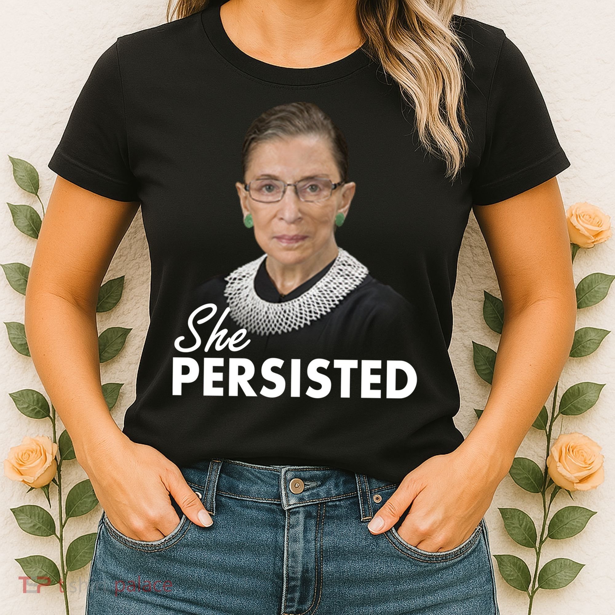 She Persisted RBG Ruth Bader Ginsburg Women's T-Shirt