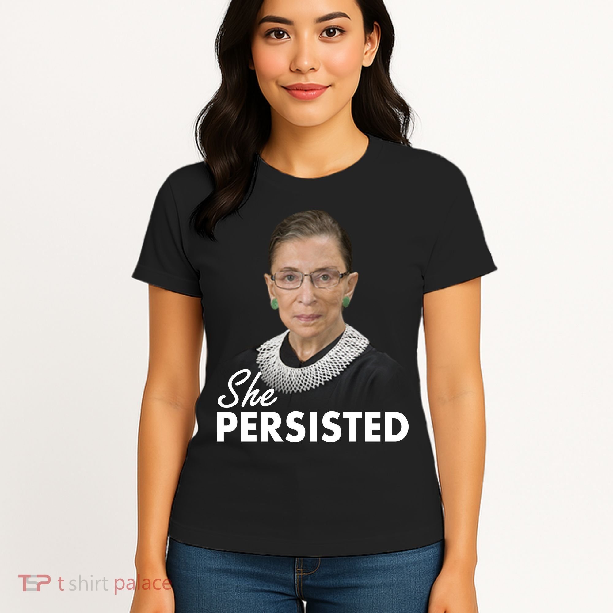 She Persisted RBG Ruth Bader Ginsburg Women's T-Shirt