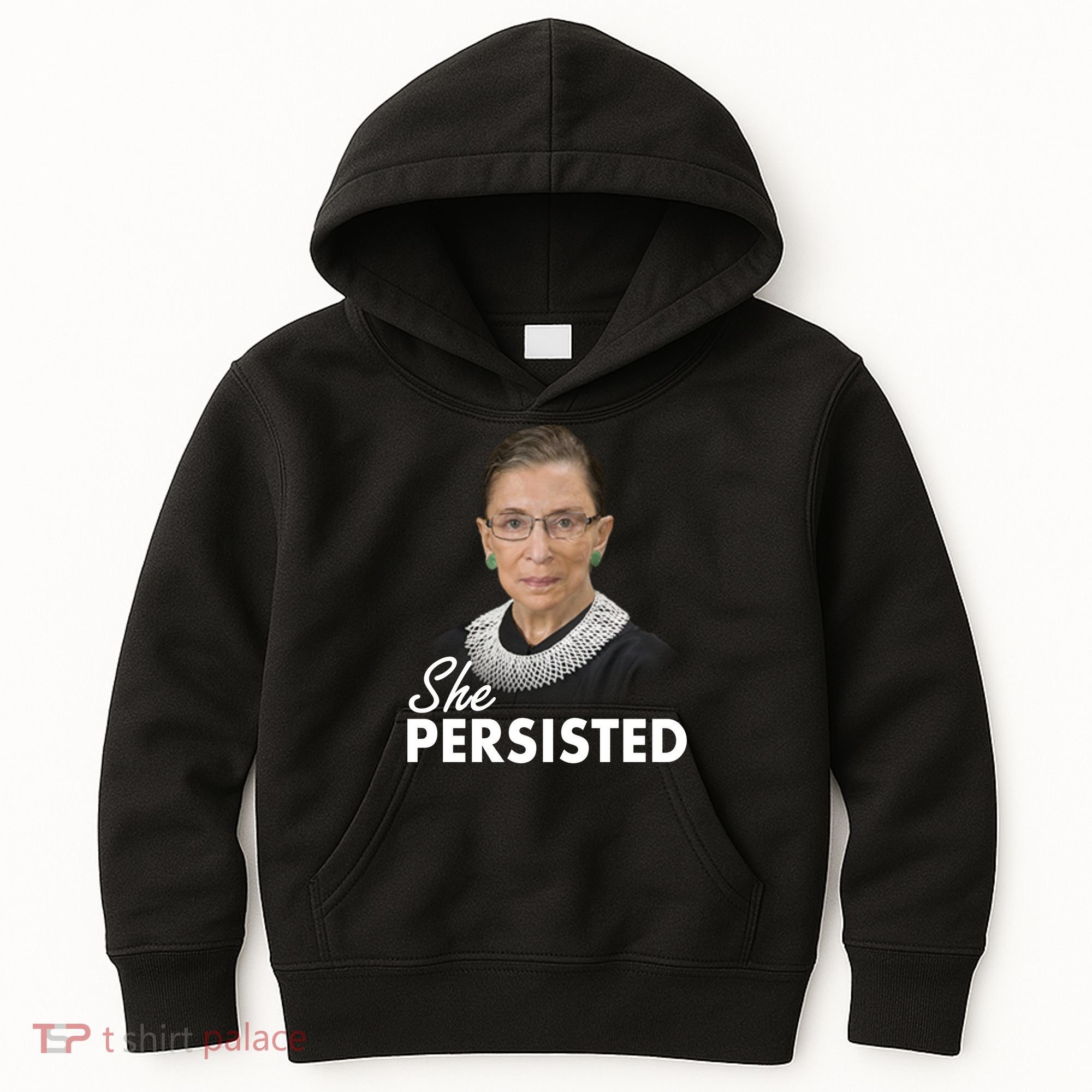 She Persisted RBG Ruth Bader Ginsburg Kids Hoodie