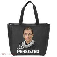 She Persisted RBG Ruth Bader Ginsburg Tote Bag thumb 0