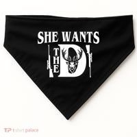 She Wants the D Hunting USA-Made Doggie Bandana thumb 0
