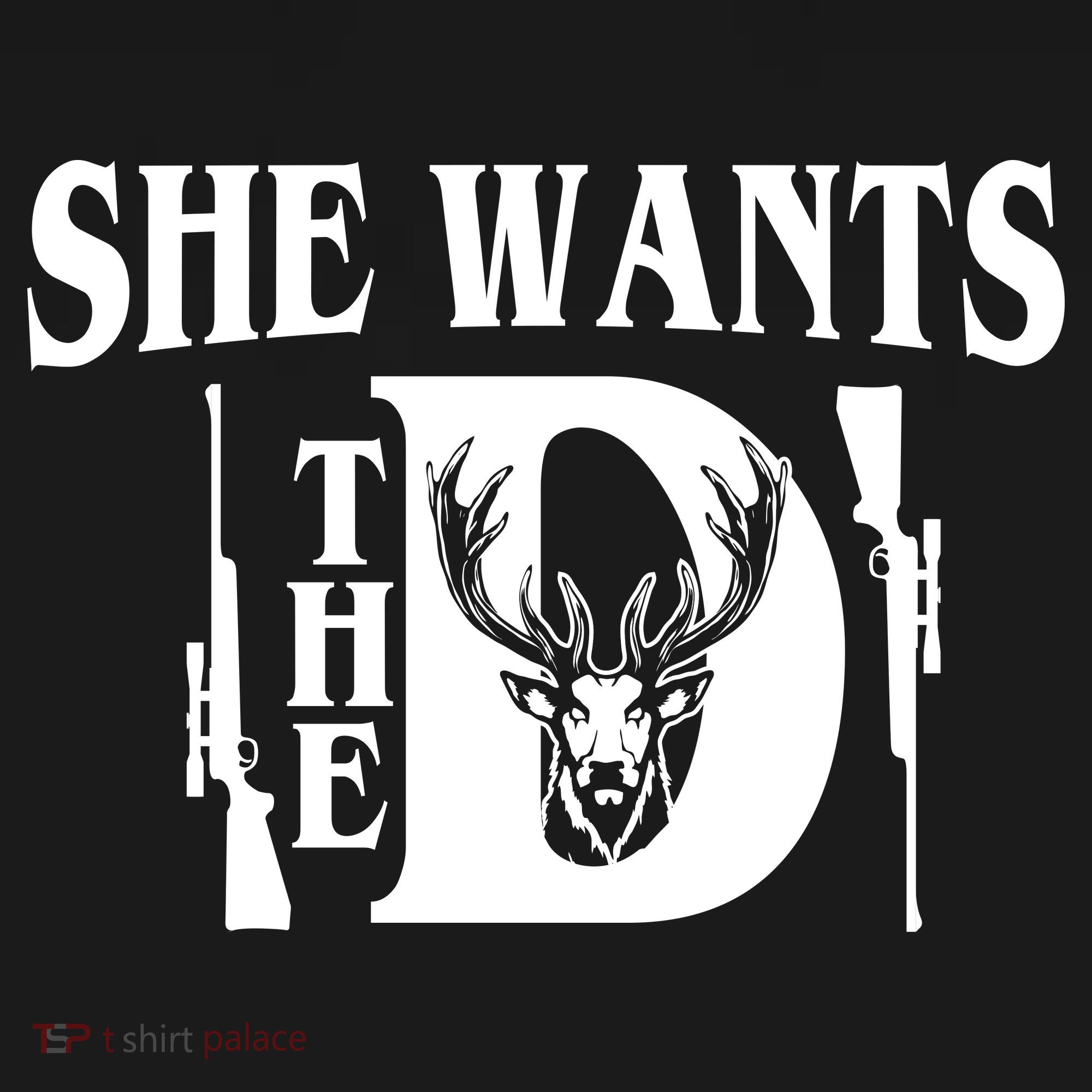 She Wants the D Hunting Pajama Set