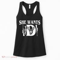 She Wants the D Hunting Women's Tank Top thumb 0