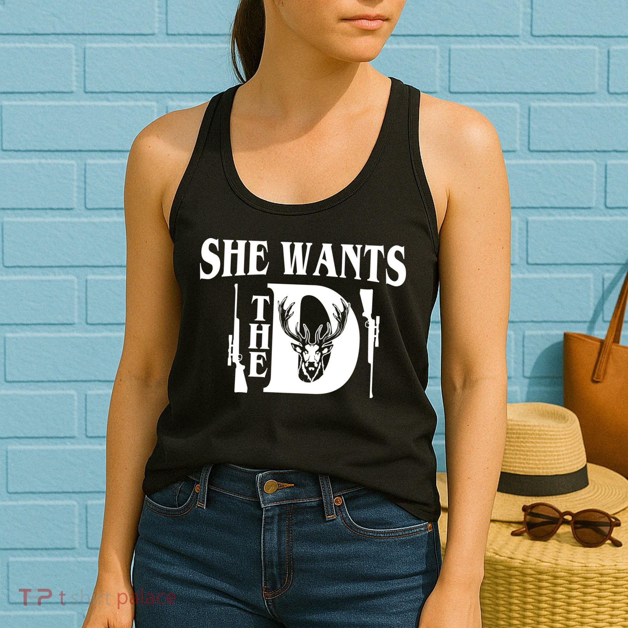 She Wants the D Hunting Women's Tank Top
