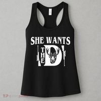 She Wants the D Hunting Women's Tank Top thumb 3