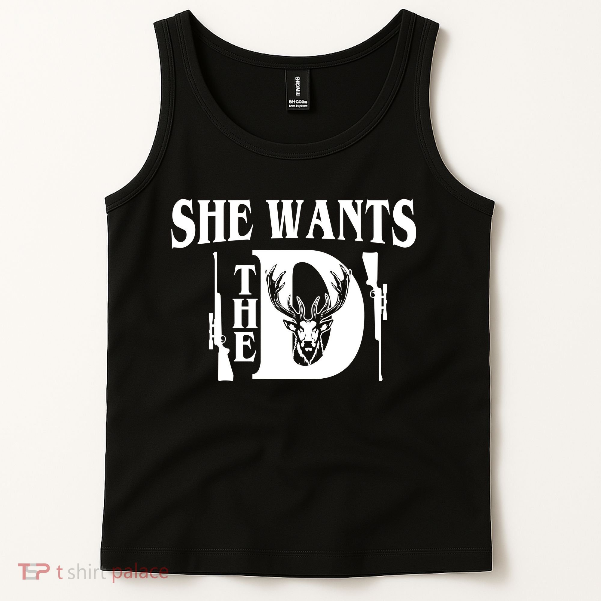 She Wants the D Hunting Tank Top