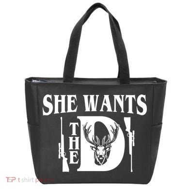 She Wants the D Hunting Tote Bag