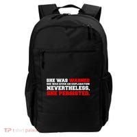 She Was Warned - Given an Explanation. Nevertheless, She Persisted. Backpack thumb 0