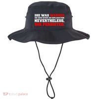 She Was Warned - Given an Explanation. Nevertheless, She Persisted. Bucket Hat thumb 0