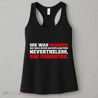 She Was Warned - Given an Explanation. Nevertheless, She Persisted. Women's Tank Top thumb 3