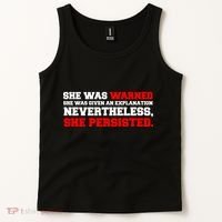 She Was Warned - Given an Explanation. Nevertheless, She Persisted. Tank Top thumb 2
