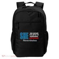 She Was Warned Given An Explanation Persisted Nevertheless Backpack thumb 0