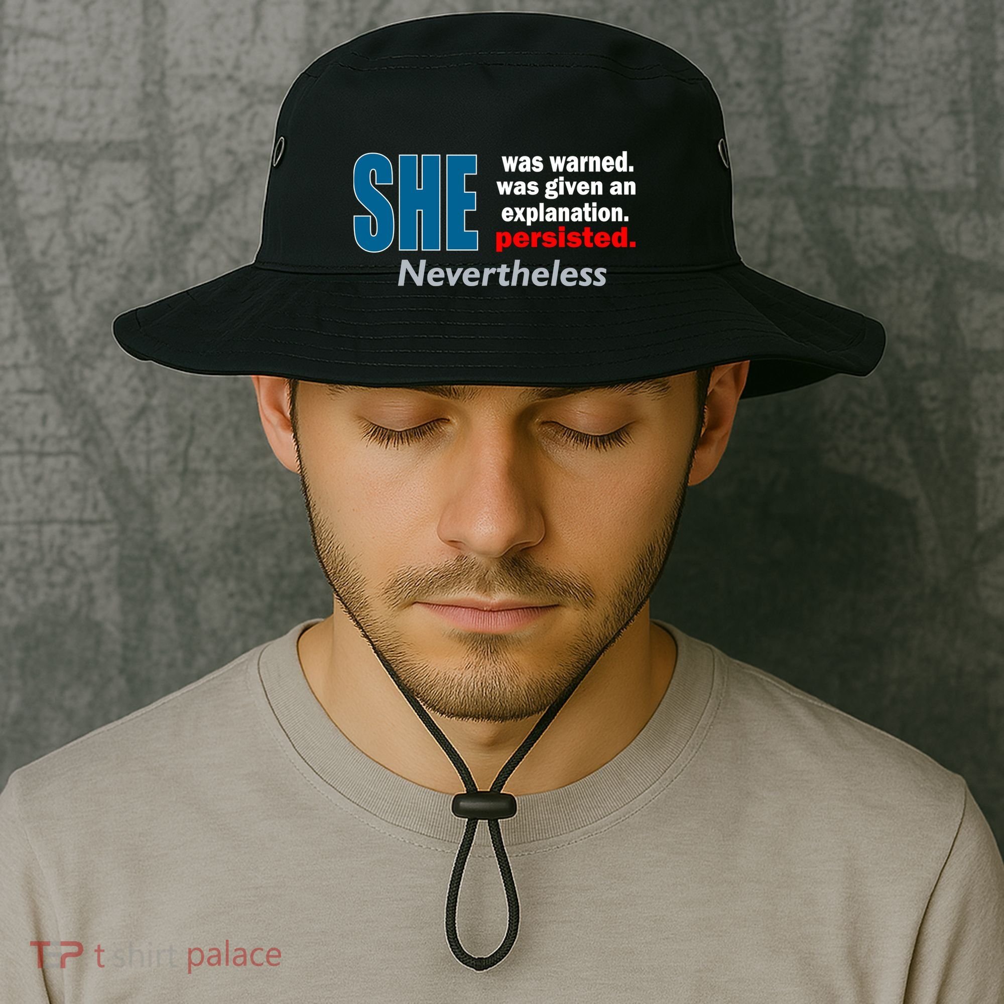 She Was Warned Given An Explanation Persisted Nevertheless Bucket Hat