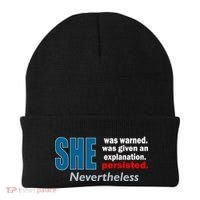 She Was Warned Given An Explanation Persisted Nevertheless Beanie thumb 0